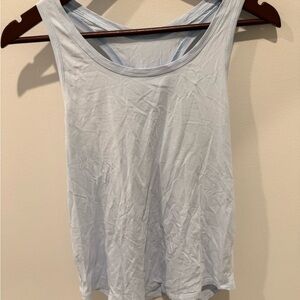 lululemon athletica Pale Blue Scoop Neck Tank Top